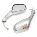 8mm Motorcycle Gy6 Rear View Mirror with Light 50cc 150cc 250cc Scooter Moped
