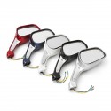 8mm Motorcycle Gy6 Rear View Mirror with Light 50cc 150cc 250cc Scooter Moped