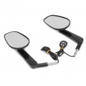 Black Rear Mirrors Turn Signals For Harley Davidson V-ROD Muscle VRSCF 09-17