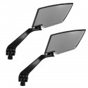 Carbon Motorcycle Aluminum Handlebar End Side Rear View Mirrors