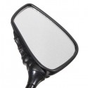 Chrome Motorcycle Mirror For Harley Softail Dyna Black
