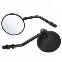 Diameter 85mm Retro Round Rearview Motorcycle Mirrors Long/Short Handle For Harley Davidson