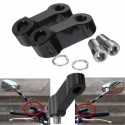 M10 10mm CNC Motorcycle Handlebar Mount Mirror Riser Extender Adaptor Adapter