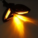 Motorcycle LED Turn Signal Side Mirrors 180 Degree Adjustable For Honda CBR600 F4 F4i 900 929 954 RC51