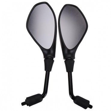 Motorcycle Rear View Mirrors Black For BMW F650GS F800GS