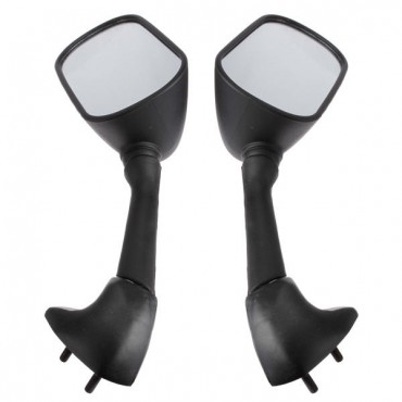 Motorcycle Side Mirrors Black For 2000-2003 YAMAHA FZS600 FAZR YZF R6 YZF R1