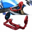 7/8 Inch 22mm Motorcycle Side Bar End Mirrors Rear View Aluminum Handlebar Lever Guard Protector