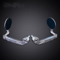 7/8 Inch 22mm Motorcycle Side Bar End Mirrors Rear View Aluminum Handlebar Lever Guard Protector