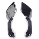 One Pair Motorcycle Rear View Side Mirrors For Honda Yamaha Kawasaki