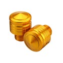 Pair 10MM Billet Aluminium Threaded Motorcycle Motorbike Mirror Blanking Screw Plugs