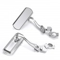 Pair 360° Rotate Rearview Mirrors Adjustable Aluminum Alloy Cycling Bike Mirror Motorcycle