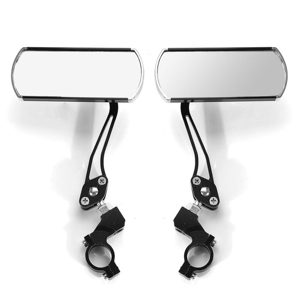 Pair 360° Rotate Rearview Mirrors Adjustable Aluminum Alloy Cycling Bike Mirror Motorcycle