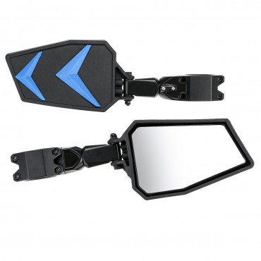 Side Wide Rearview Mirrors 1.75 Inch UTV Off-Road Mountain Bike Motorcycle For Polairs RZR 1000 XP 900 XP1000 Adjustable