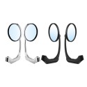 Universal 8/10mm Round Retro Modified Motorcycle Motorbike Cafe Racer Rearview Mirrors