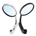 Universal 8/10mm Round Retro Modified Motorcycle Motorbike Cafe Racer Rearview Mirrors