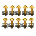 10Pcs M6 Motorcycle Bolts Spire Speed Fastener Clips Screw Spring Nuts 6*30mm