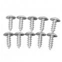 10pcs M5 Screws Modified Thread Titanium Alloy Bolt For ATVs Scooters Motorcycles Bikes