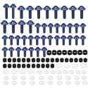 158PCS Fastener Clip Screw Bolt Kit M5 M6 For Motorcycle Sportbike Windscreen