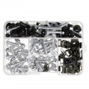 177pcs Motorcycle Fairing Bumpers Panel Bolts Kit Body Fastener Clips Screw Set Universal