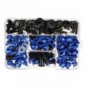 195PCS Motorcycle Windscreen Fairing Body Bolt Kit Fastener Clips Screws