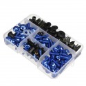 195PCS Motorcycle Windscreen Fairing Body Bolt Kit Fastener Clips Screws