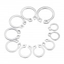 200Pcs Boxed 304 Stainless Steel Shaft with Circlip Ring C-type Circlip M8-M18