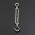 6mm Stainless Steel Hook Eye Turn Buckle Rigging Screws Silver