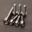 7Pcs Ti Titanium Bolt Screw Kit M5 M6 Taper Set