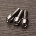 7Pcs Ti Titanium Bolt Screw Kit M5 M6 Taper Set