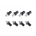 M5 Rubber Well Nuts With Screw Blind Fastener Motorcycle Windscreen Rivet Kayak Canoe Boat Marine Dinghy Accessories