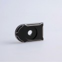 Beveled Seat Bolt Tab Screw Mount Knob Cover For Harley Touring FLHT FLHR Dyna