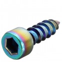 M5 Motorcycle Scooter Stainless Steel Screw Colorful CrossSocket Screws Cap Decoration