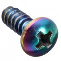 M5 Motorcycle Scooter Stainless Steel Screw Colorful CrossSocket Screws Cap Decoration
