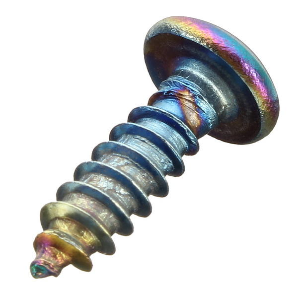 M5 Motorcycle Scooter Stainless Steel Screw Colorful CrossSocket Screws Cap Decoration