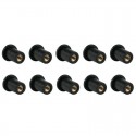 Motorcycle M4 M5 M6 Metric Rubber Well Nuts Windscreen Windshield Fairing Cowls Fastener Screws Universal Fairing Cowl Fixing