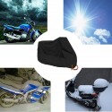 190T Black Motorcycle Cover Waterproof Outdoor Rain Dust UV Scooter Protector