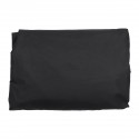 190T Large Waterproof Motorcycle Dustproof Cover Outdoor with Anti-Theft Lock Hole Black