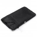190T Large Waterproof Motorcycle Dustproof Cover Outdoor with Anti-Theft Lock Hole Black