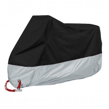 265x105x125CM XXL Motorcycle Cover Waterproof Rain Dust UV Protector All Weather Rain Heavy Duty