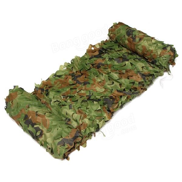 3MX5M Hunting Camping Jungle Camouflage Net Mesh Woodlands Blinds Military Camo Cover