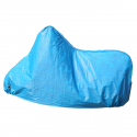 Motorcycle PEVA Protector Cover Waterproof With Reflactive Strip Blue