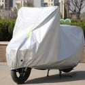 Motorcycle Protector Cover Rain Dust Waterproof Nylon Sheet Motorbike With Reflective Strip