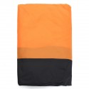 Motorcycle Waterproof Cover Scooter Rain Dust Cover Orange Black M-XL