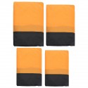 Motorcycle Waterproof Cover Scooter Rain Dust Cover Orange Black M-XL