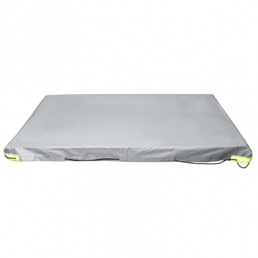 Trailer Cover Waterproof Windproof Dust Protector With Rubber Belt 208x114x13cm