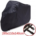 XXXL Black Motorcycle Cover Waterproof 295x110x140cm For 400cc-1000cc Motorcycle