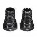 1/2-28 5/8-24 3/4-16 13/16-16 3/4NPT Thread Suppressor Oil Filter Adapter Black