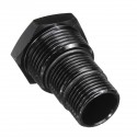 1/2-28 5/8-24 3/4-16 13/16-16 3/4NPT Thread Suppressor Oil Filter Adapter Black