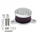 Air Cleaner Intake Filter System Aluminum For Harley Davidson 91-16 Chrome