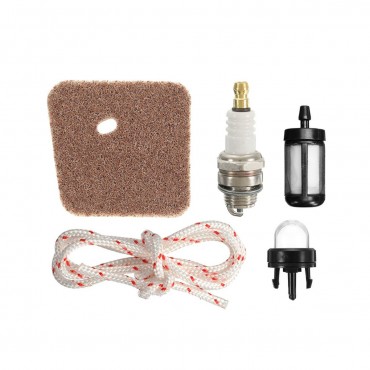 Air Filter Spark Plug Full Service Kit For HS45 Petrol Hedge Cutter Trimmer